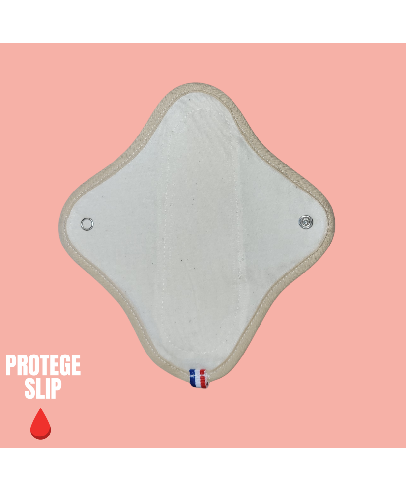 Protège-slip lavable en coton biologique – flux léger, tout en finesse
Format discret, idéal pour les débuts ou fins de règles